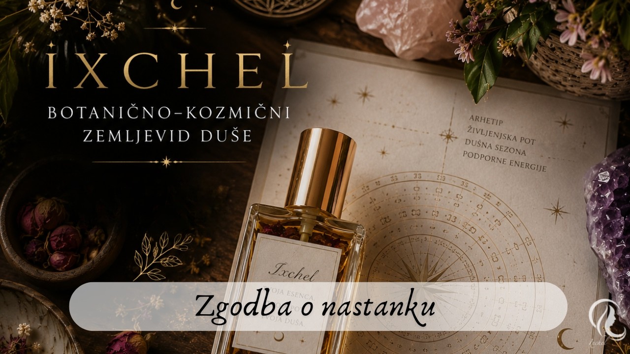 Zgodba o nastanku Ixchel botanično-kozmičnega zemljevida duše